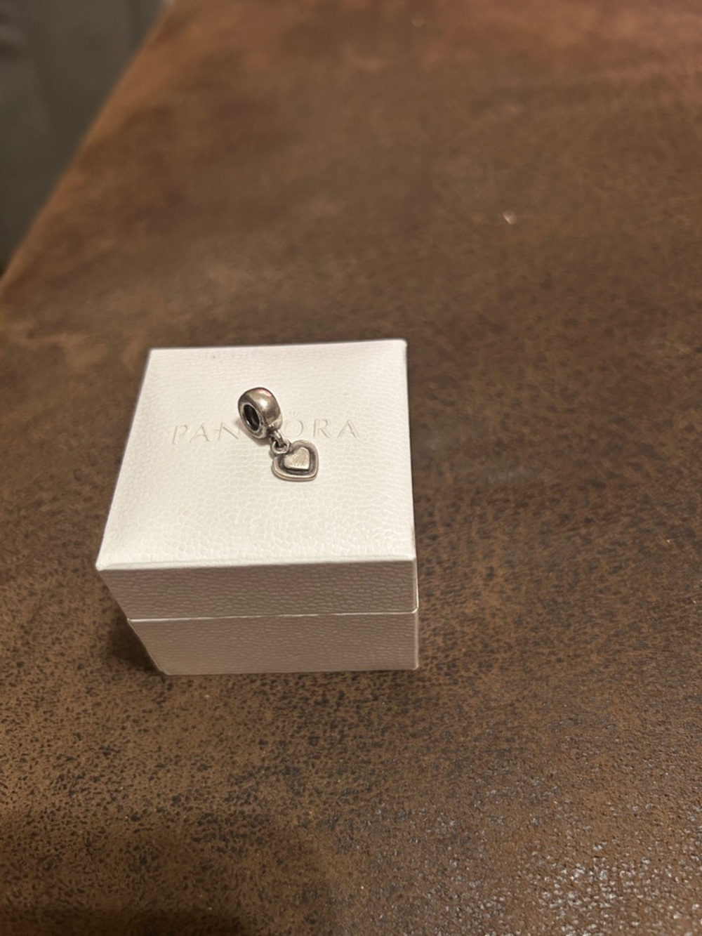 Pandora Silver Heart Dangle Charm